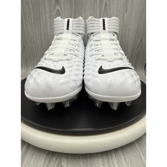 Nike Force Savage Pro 2 Mens Size 9 White Black Football Cleats AH4000-100 NEW main image 6